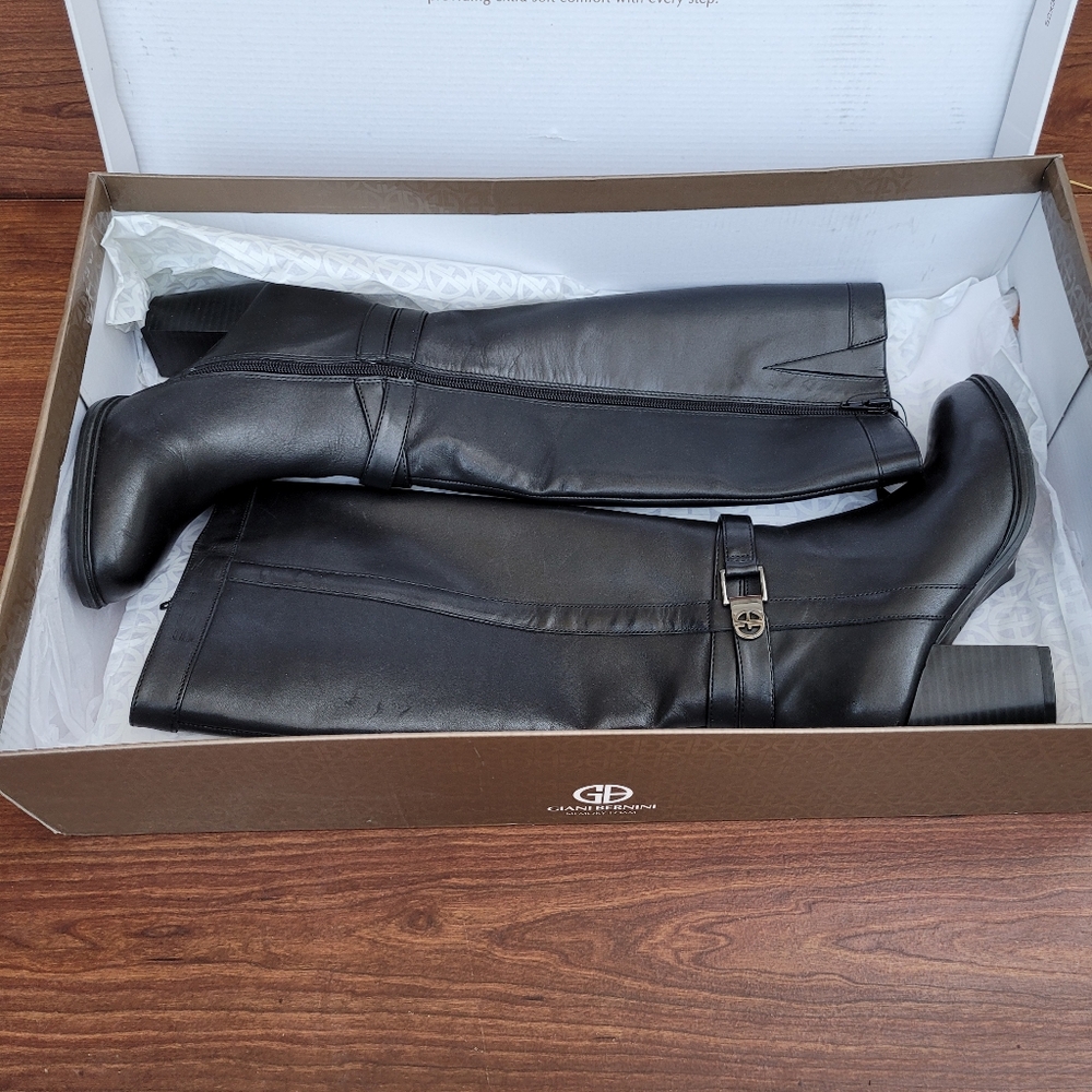 Giani Bernini Women's Rozario Memory Foam Tall Boots Size 5 - Picture 3 of 16